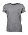 Heren T-shirt Tee Jays 5062 Roll-Up Heather Grey